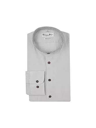 GWEIH & SILK | Chemise traditionnelle IRRSEE | hellgrau